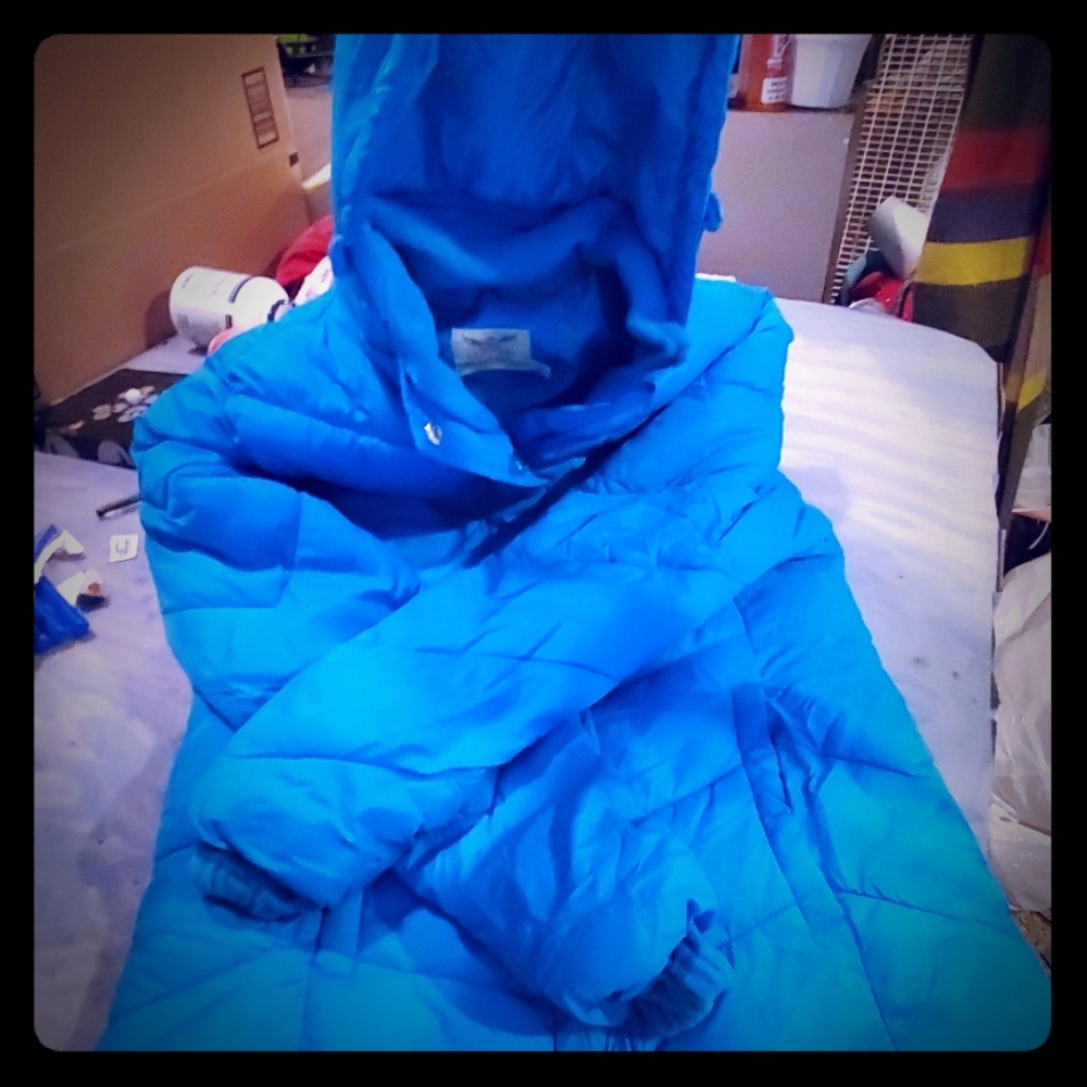 Faded Glory Teal Puffer Jacket